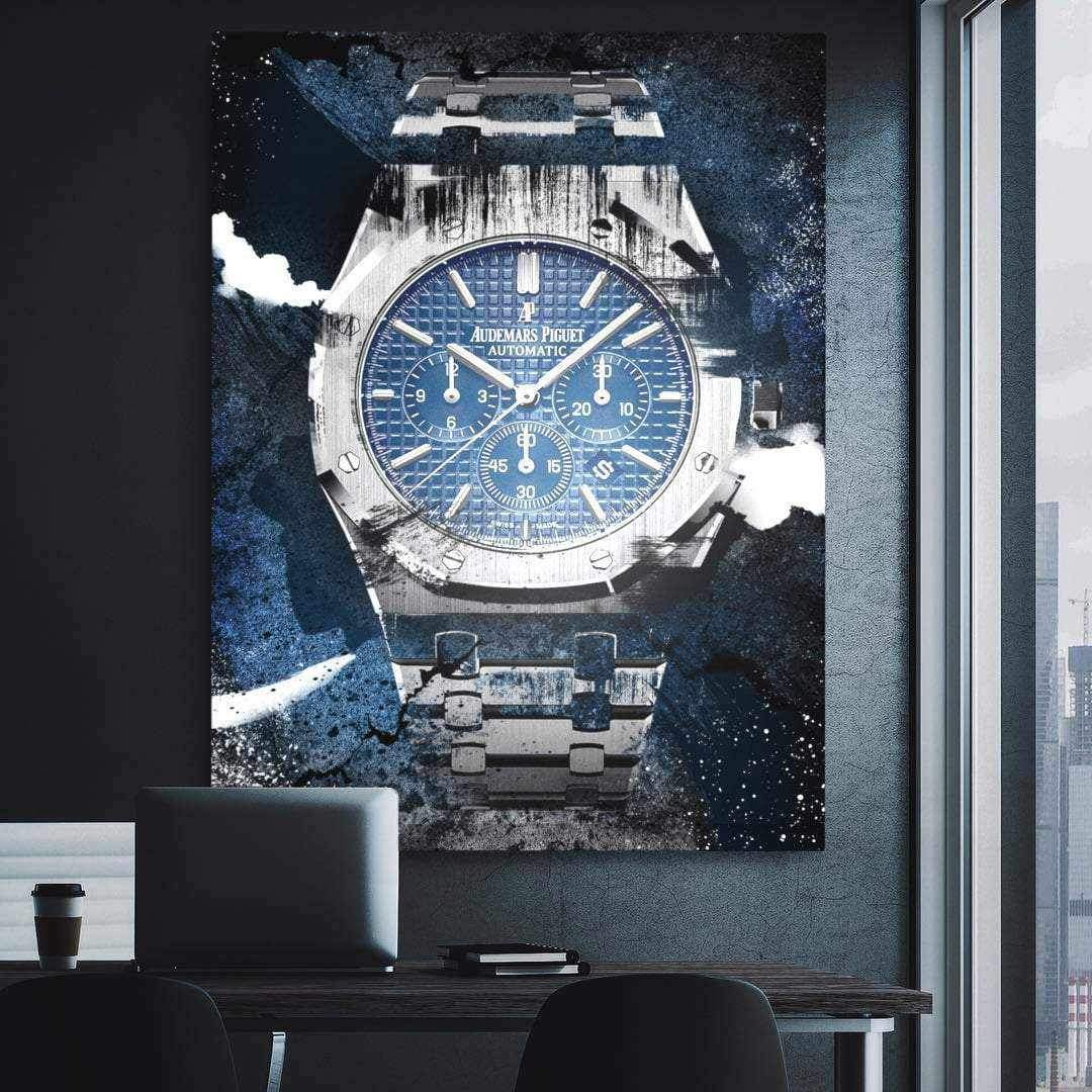 Audemars Piguet Art Royal Oak Watch Poster Canvas Print Watch Artwork-THE ROYAL-DEVICI
