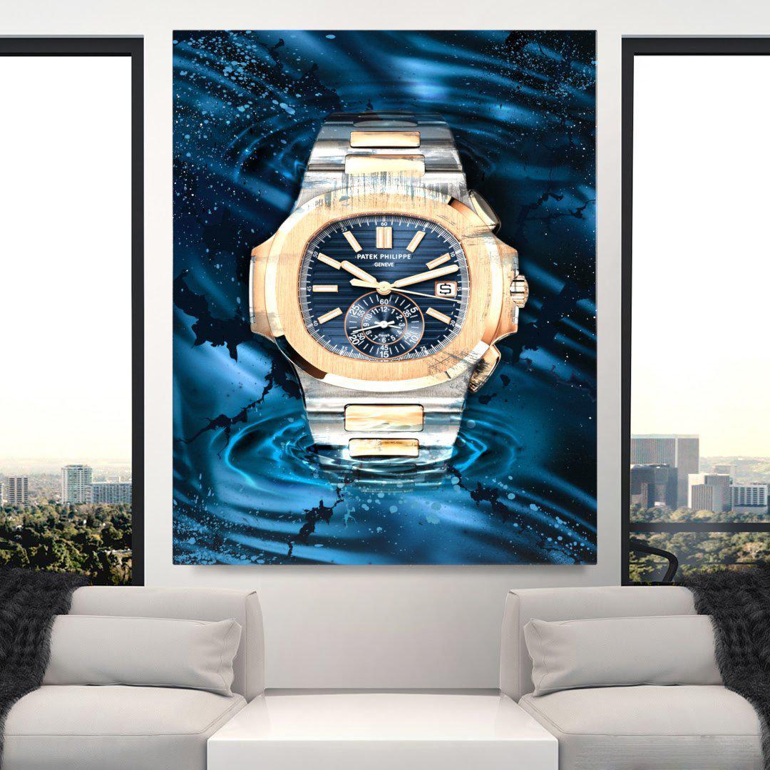 Patek Philippe Art Nautilus Watch Poster Canvas Print Watch Art-PRESTIGIOUS PATEK-DEVICI