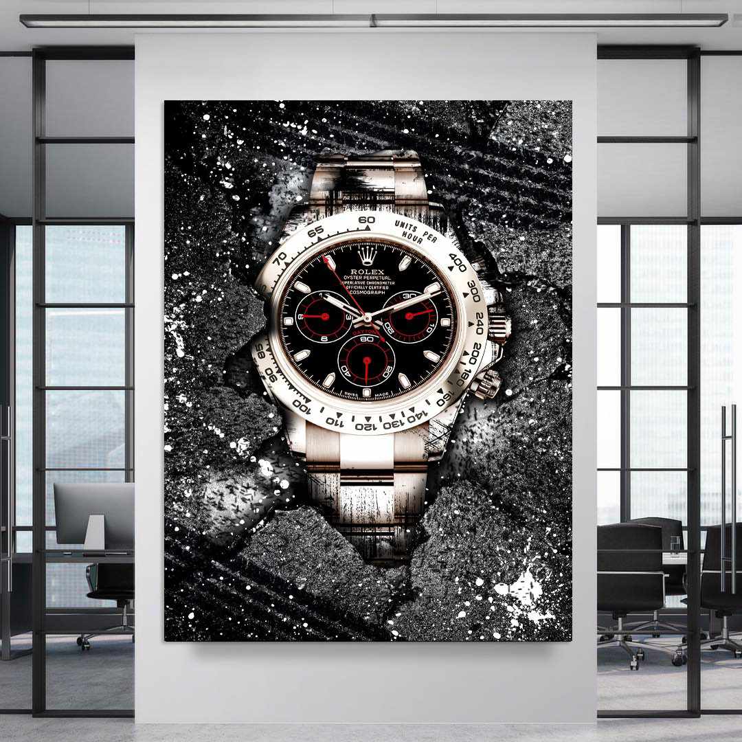 Rolex Art Daytona Cosmograph Canvas Print Watch Poster Watch Art-DEVIANT DAYTONA-DEVICI
