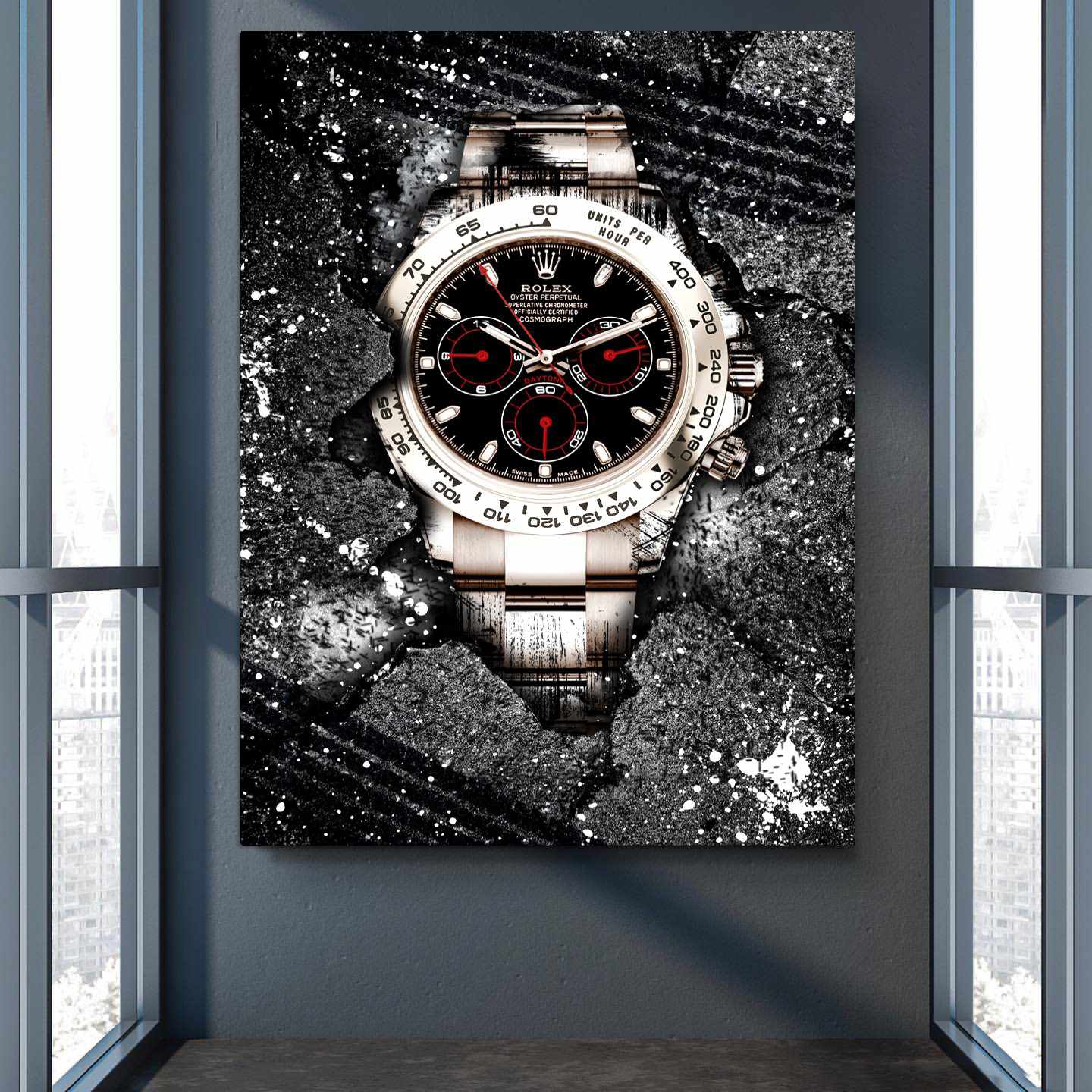 Rolex Art Daytona Cosmograph Canvas Print Watch Poster Watch Art-DEVIANT DAYTONA-DEVICI