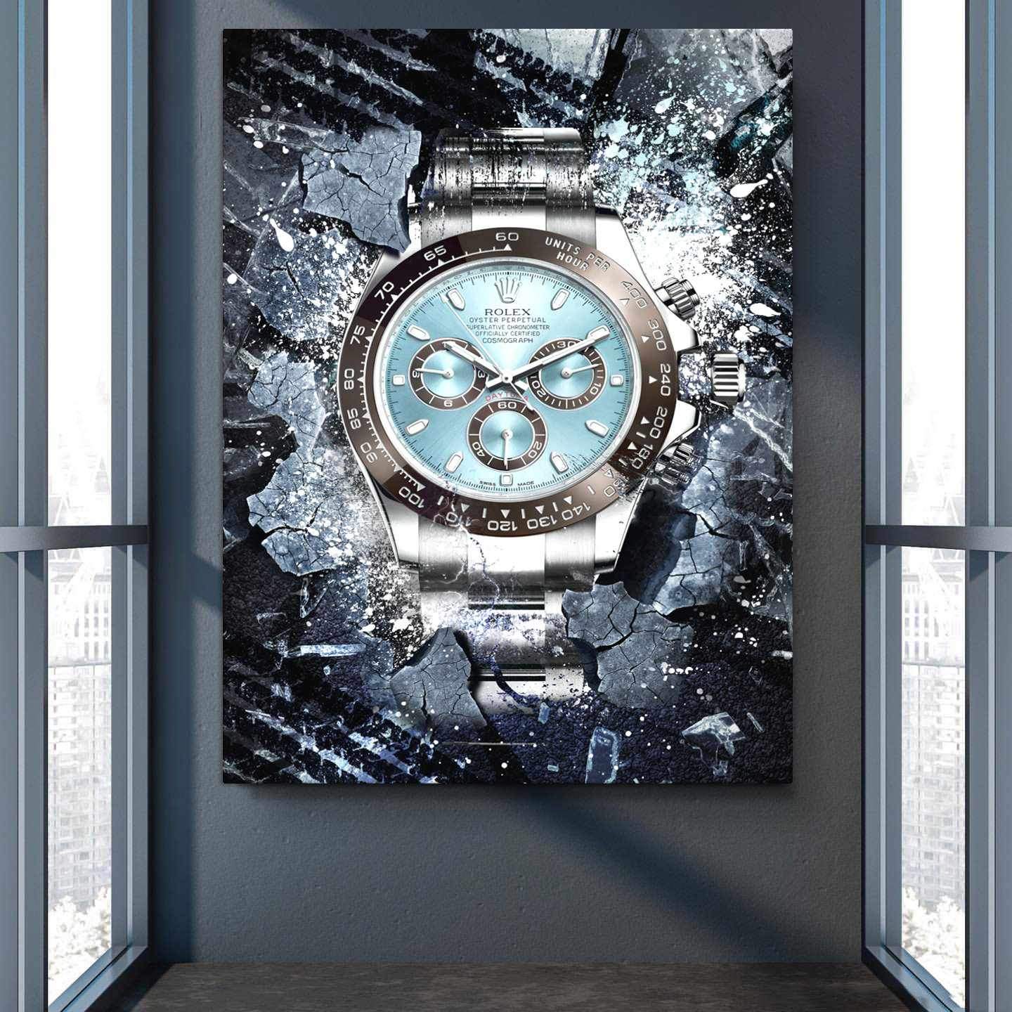 Rolex Art Daytona Platina Watch Poster Canvas Print Watch Art-DAYTONA PLATINA-DEVICI