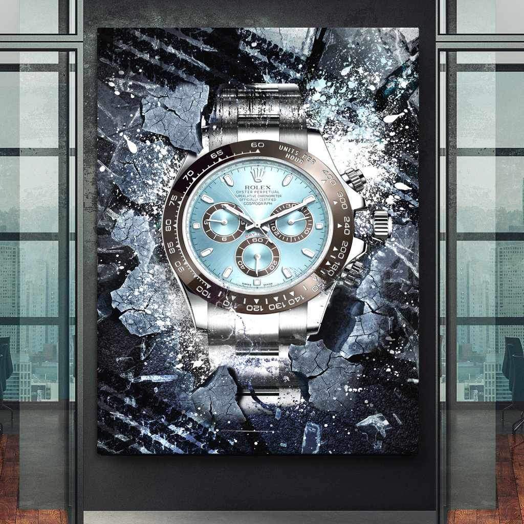 Rolex Art Daytona Platina Watch Poster Canvas Print Watch Art-DAYTONA PLATINA-DEVICI