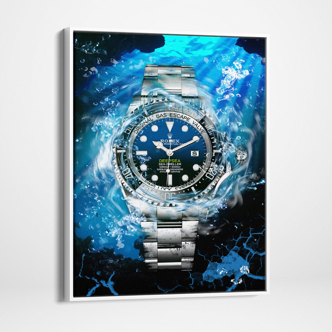 Rolex Art Deepsea James Cameron Watch Poster Canvas Print Watch Art-DEEPSEA CAMERON-DEVICI