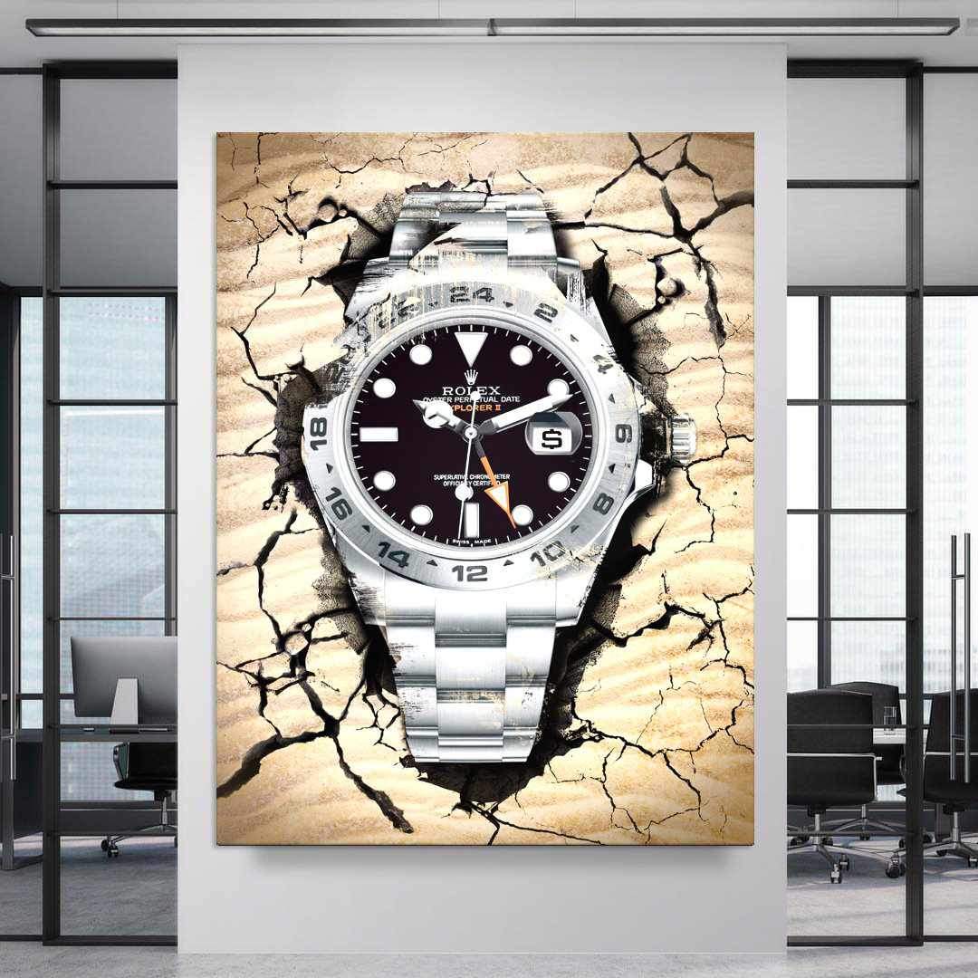 Rolex Art Explorer Watch Poster Canvas Print Rolex Poster Watch Art-DESERT EXPLORER-DEVICI