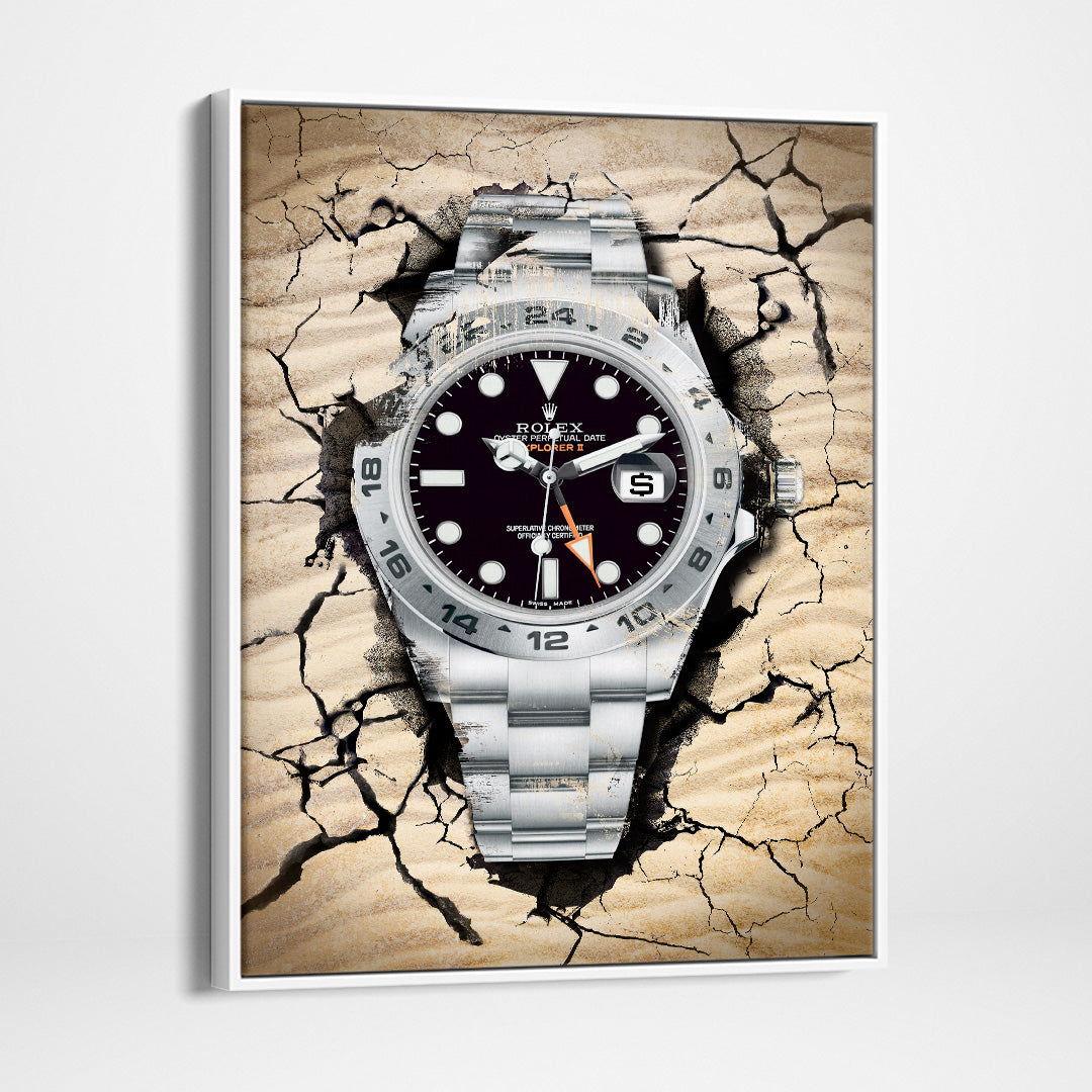 Rolex Art Explorer Watch Poster Canvas Print Rolex Poster Watch Art-DESERT EXPLORER-DEVICI