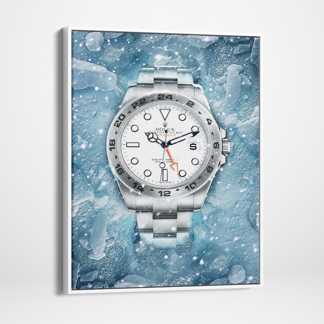 Rolex Art Explorer Watch Poster Canvas Print Watch Art Rolex Poster-SNOWFALL EXPLORER-DEVICI