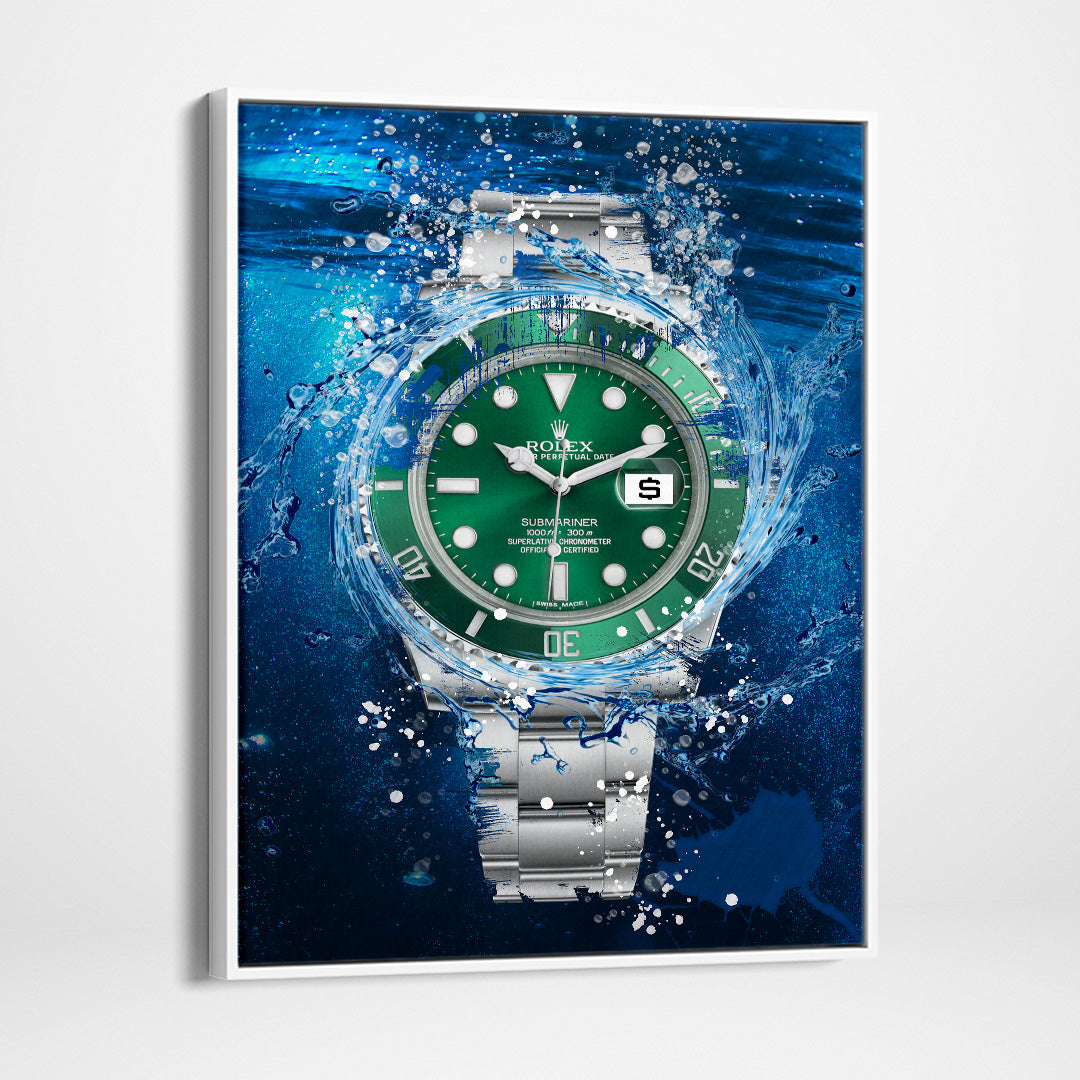 Rolex Art Submariner The Hulk Watch Poster Canvas Print Watch Art-THE HULK-DEVICI