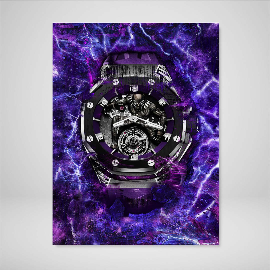 Audemars Piguet Royal Oak Black Panther Watch Poster Canvas Watch Art-BLACK PANTHER-DEVICI