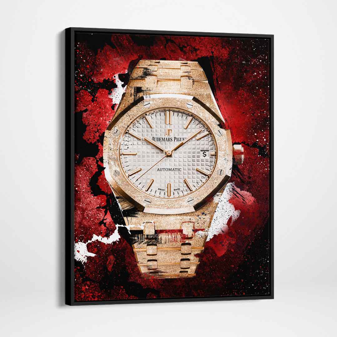 Audemars Piguet Royal Oak Florentine Gold Watch Poster Watch Artwork-FLORENTINE GOLD-DEVICI