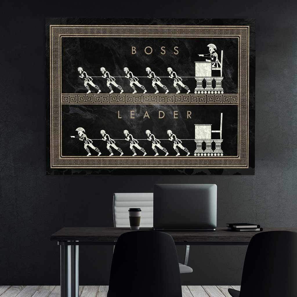 Be The Leader Inspirational Canvas Wall Art Motivational Poster Print-BE THE LEADER-DEVICI