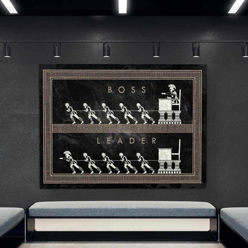 Be The Leader Inspirational Canvas Wall Art Motivational Poster Print-BE THE LEADER-DEVICI