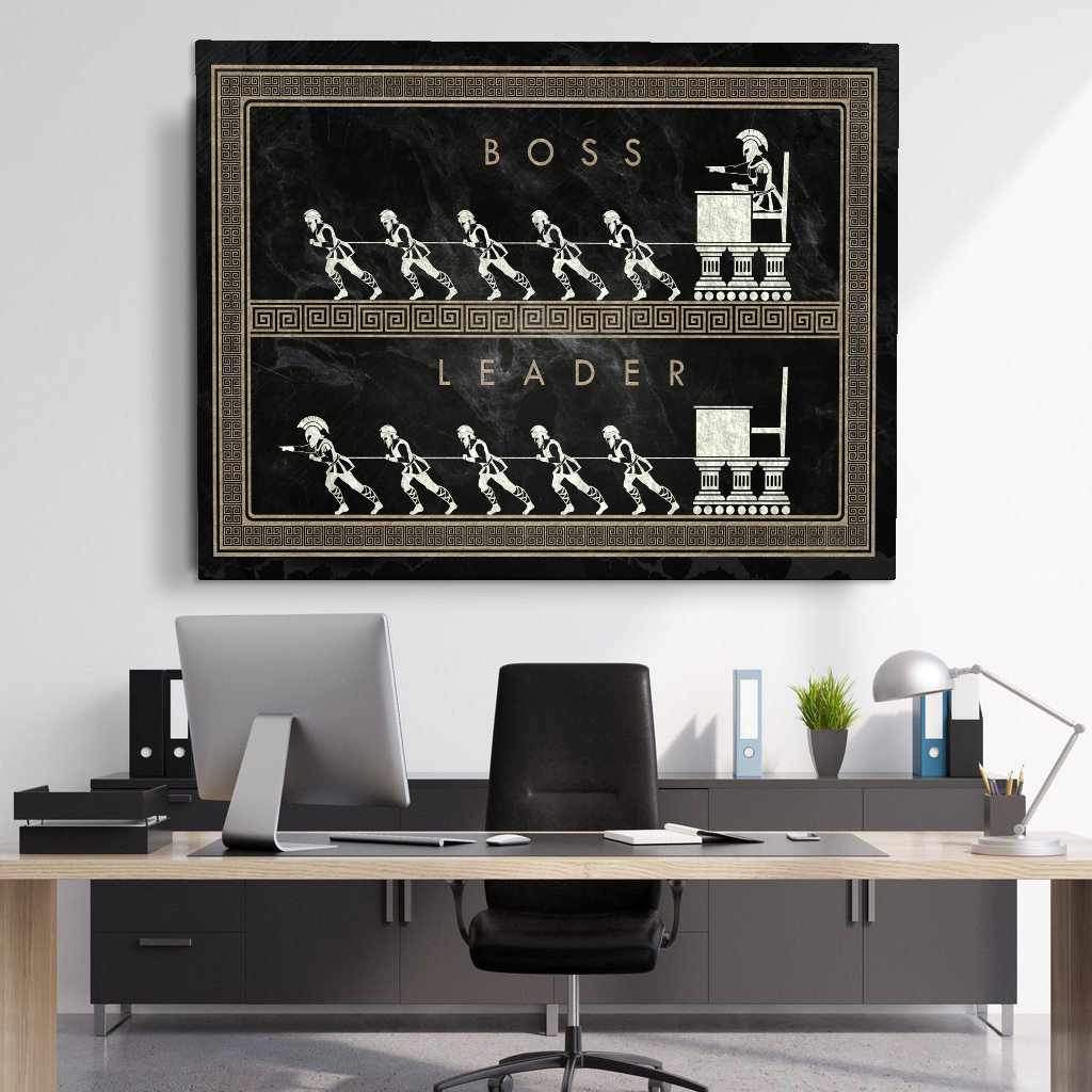 Be The Leader Inspirational Canvas Wall Art Motivational Poster Print-BE THE LEADER-DEVICI