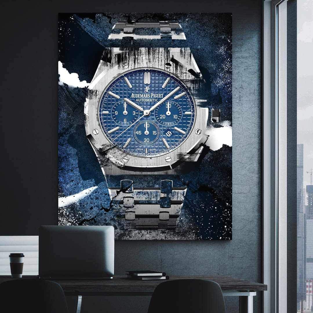 Audemars Piguet Art Royal Oak Watch Poster Canvas Print Watch Artwork-THE ROYAL-DEVICI