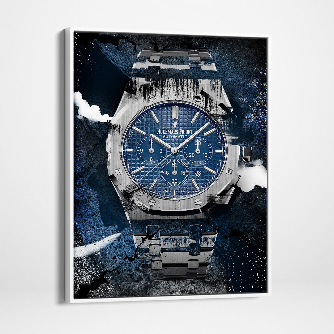 Audemars Piguet Art Royal Oak Watch Poster Canvas Print Watch Artwork