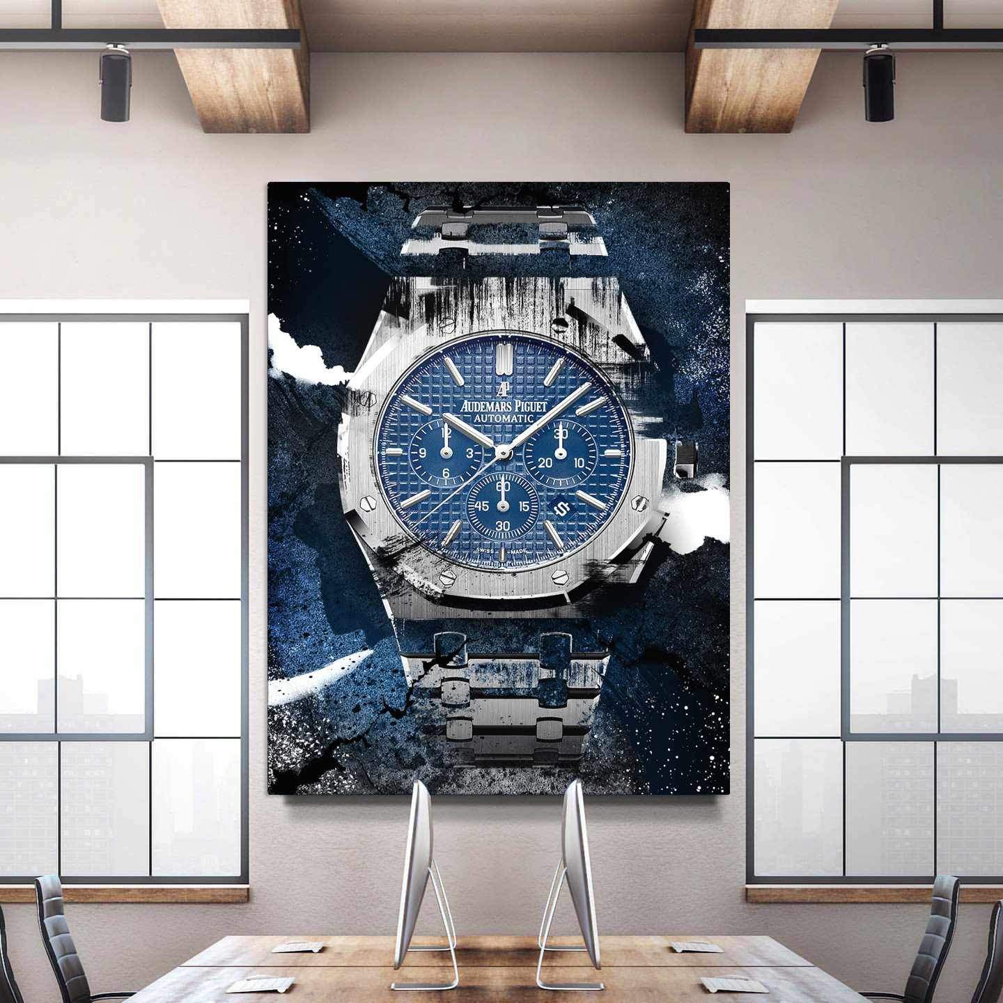 Audemars Piguet Art Royal Oak Watch Poster Canvas Print Watch Artwork-THE ROYAL-DEVICI