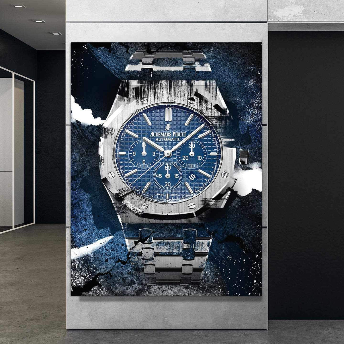 Audemars Piguet Art Royal Oak Watch Poster Canvas Print Watch Artwork-THE ROYAL-DEVICI