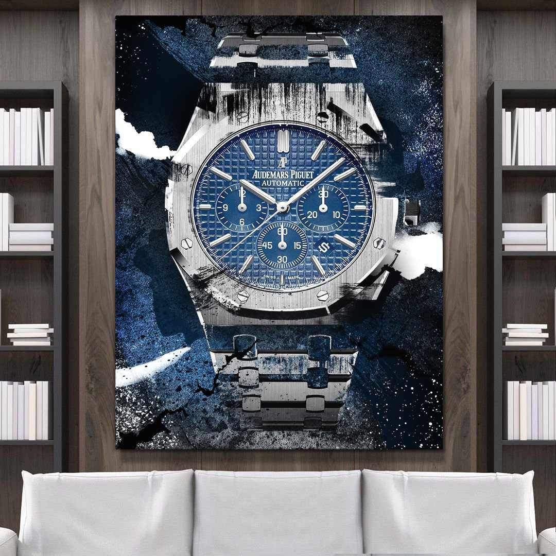 Audemars Piguet Art Royal Oak Watch Poster Canvas Print Watch Artwork-THE ROYAL-DEVICI