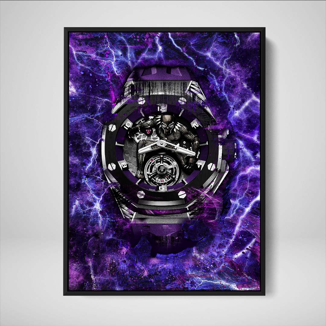 Audemars Piguet Royal Oak Black Panther Watch Poster Canvas Watch Art-BLACK PANTHER-DEVICI