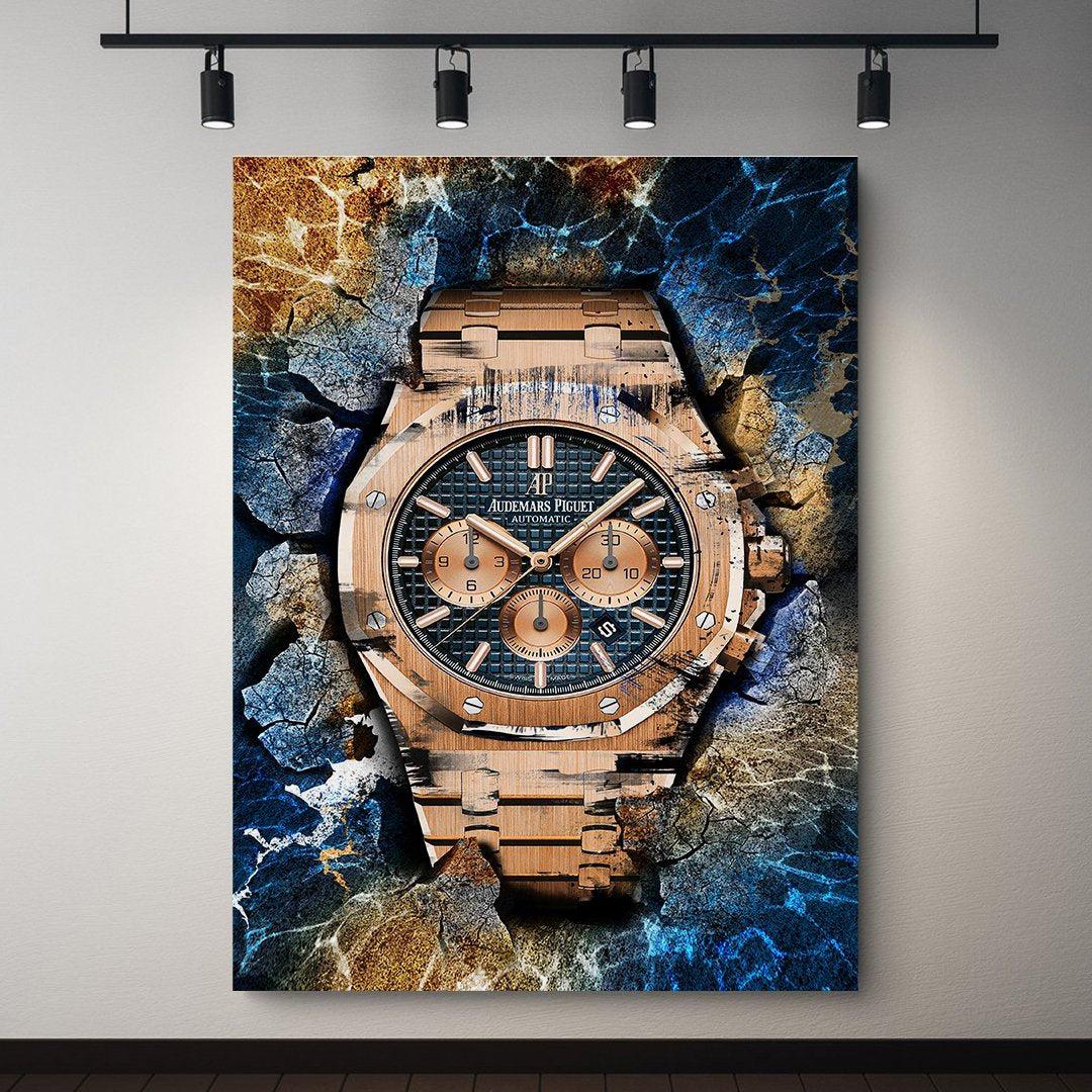 Audemars Piguet Royal Oak Chronograph Watch Poster Canvas Watch Art-GRANDE CHRONOGRAPH-DEVICI