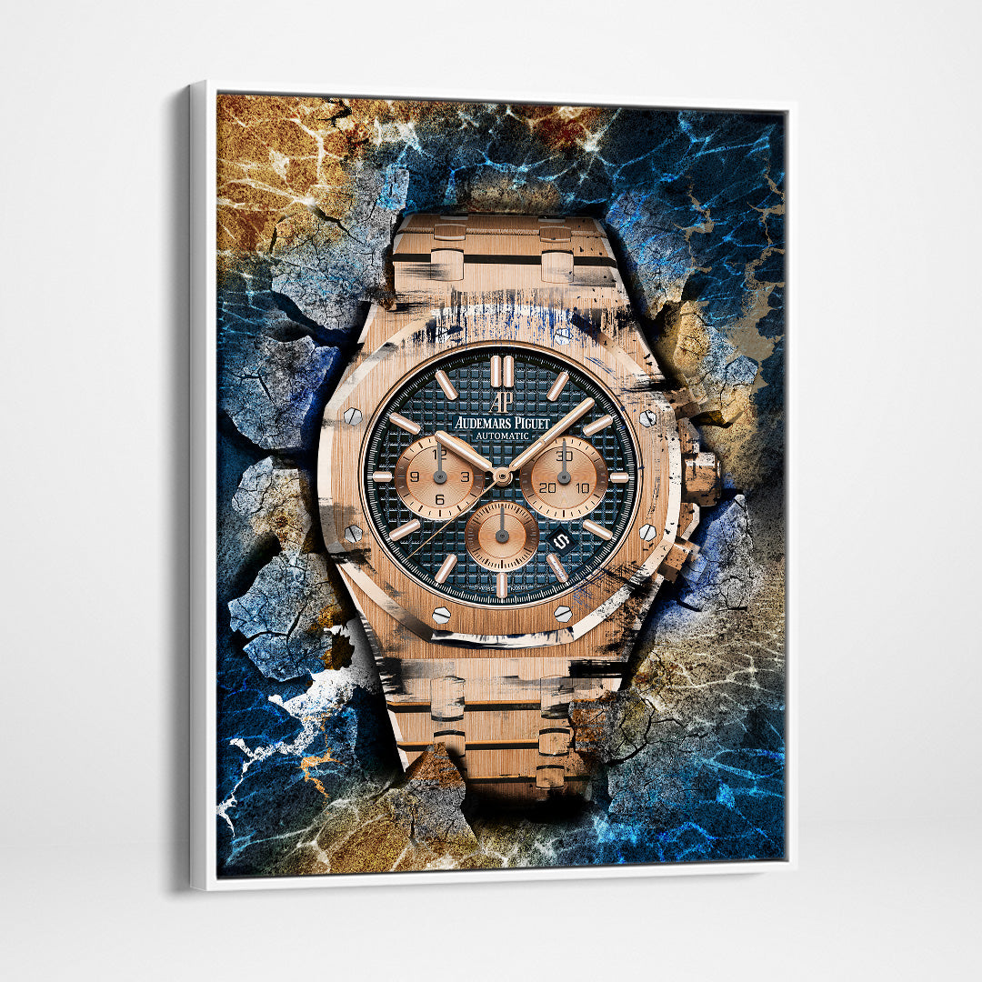 Audemars Piguet Royal Oak Chronograph Watch Poster Canvas Watch Art-GRANDE CHRONOGRAPH-DEVICI