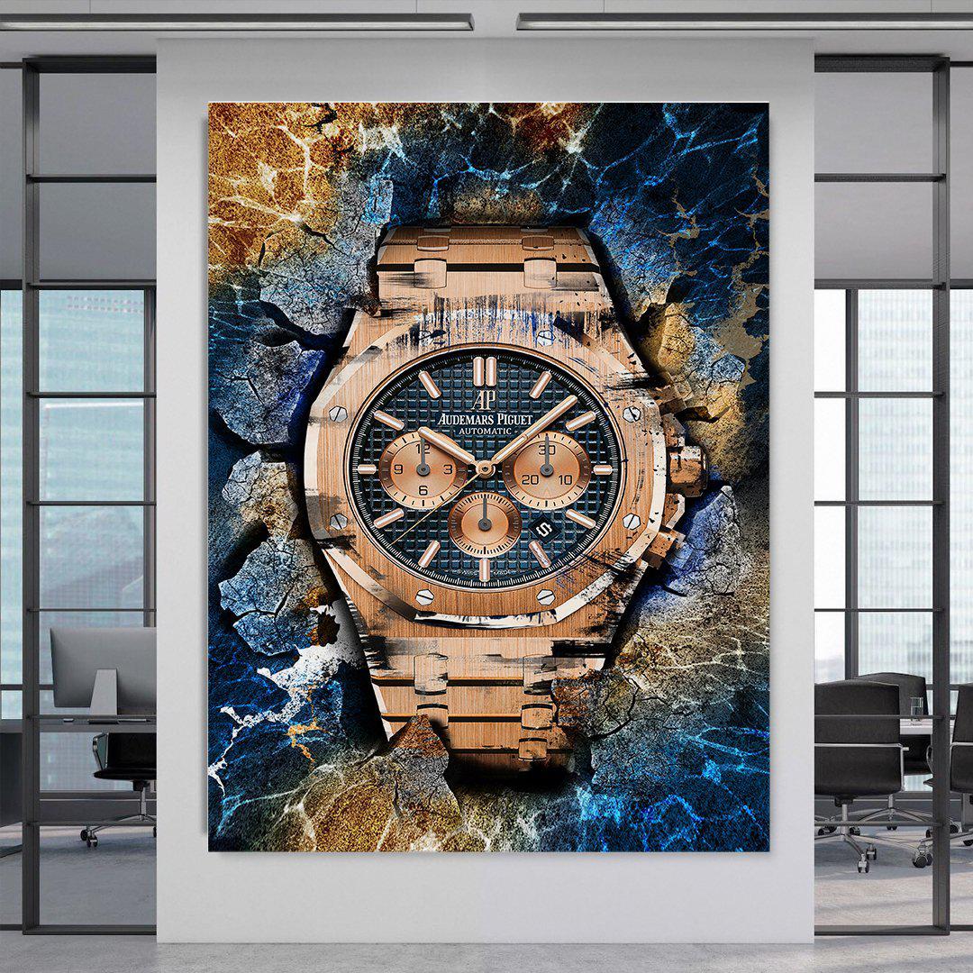 Audemars Piguet Royal Oak Chronograph Watch Poster Canvas Watch Art-GRANDE CHRONOGRAPH-DEVICI