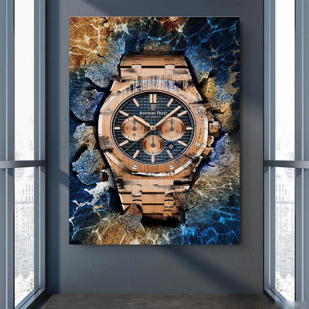 Audemars Piguet Royal Oak Chronograph Watch Poster Canvas Watch Art-GRANDE CHRONOGRAPH-DEVICI