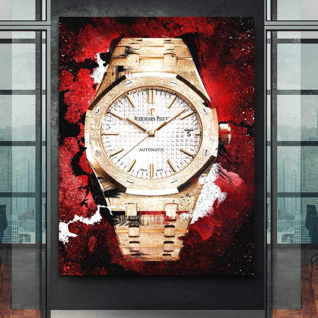 Audemars Piguet Royal Oak Florentine Gold Watch Poster Watch Artwork-FLORENTINE GOLD-DEVICI