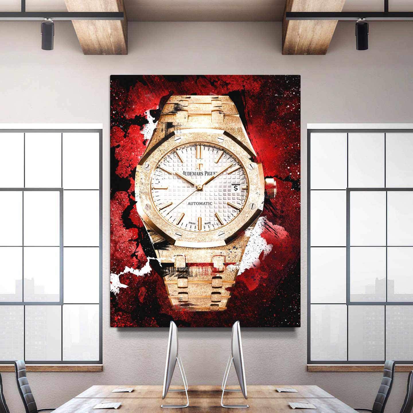 Audemars Piguet Royal Oak Florentine Gold Watch Poster Watch Artwork-FLORENTINE GOLD-DEVICI