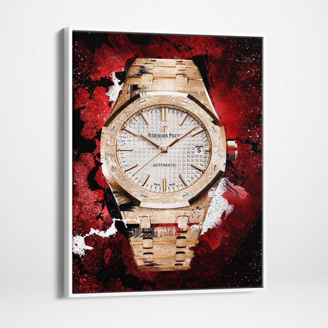 Audemars Piguet Royal Oak Florentine Gold Watch Poster Watch Artwork-FLORENTINE GOLD-DEVICI
