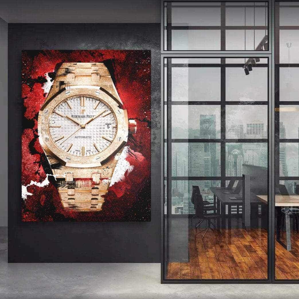 Audemars Piguet Royal Oak Florentine Gold Watch Poster Watch Artwork-FLORENTINE GOLD-DEVICI