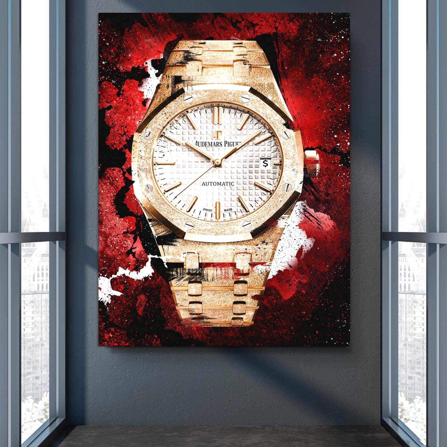 Audemars Piguet Royal Oak Florentine Gold Watch Poster Watch Artwork-FLORENTINE GOLD-DEVICI