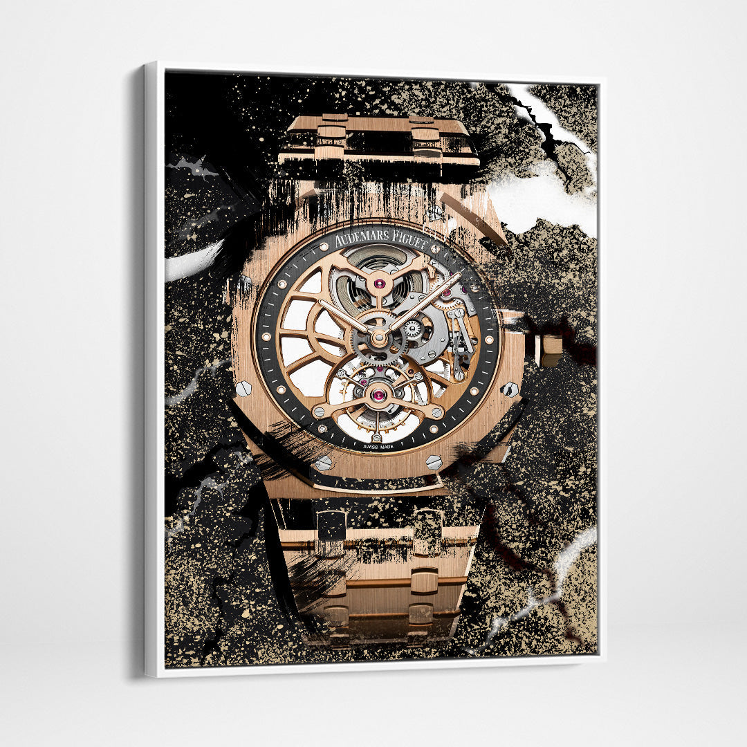Audemars Piguet Royal Oak Openworked Watch Poster Canvas Watch Artwork-TIMELESS-DEVICI