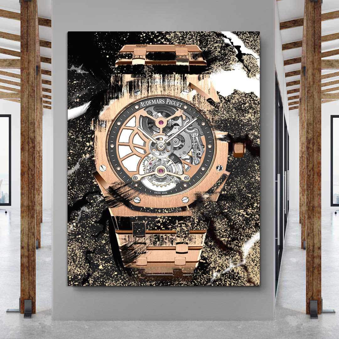 Audemars Piguet Royal Oak Openworked Watch Poster Canvas Watch Artwork-TIMELESS-DEVICI
