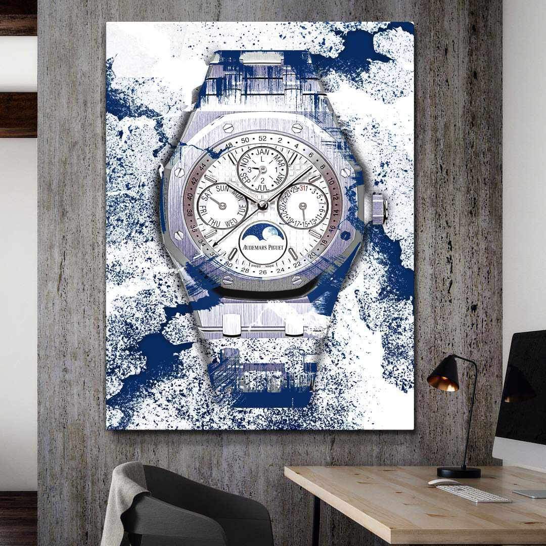 Audemars Piguet Royal Oak Perpetual Watch Poster Canvas Watch Art-PERPETUAL PERFECTION-DEVICI