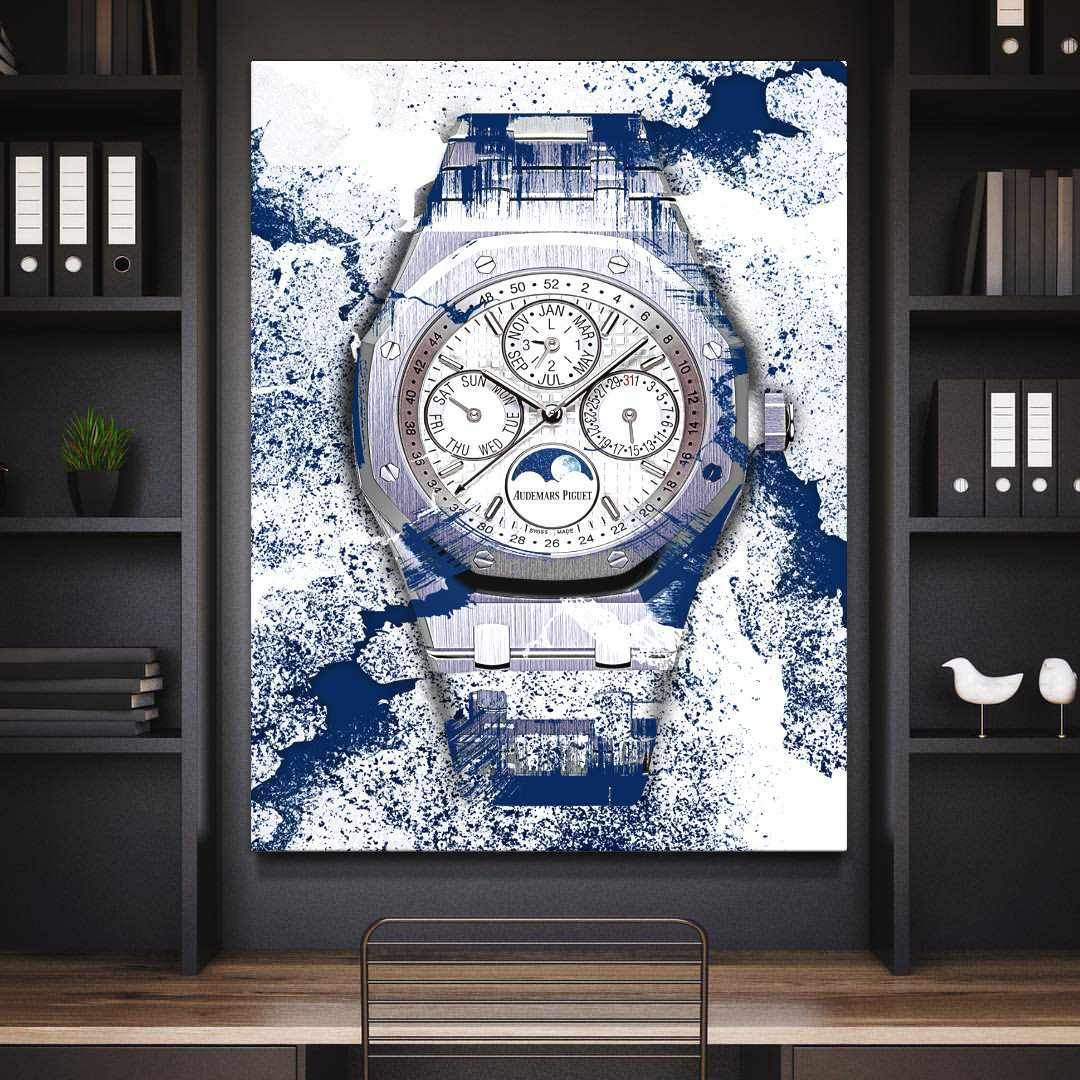 Audemars Piguet Royal Oak Perpetual Watch Poster Canvas Watch Art-PERPETUAL PERFECTION-DEVICI