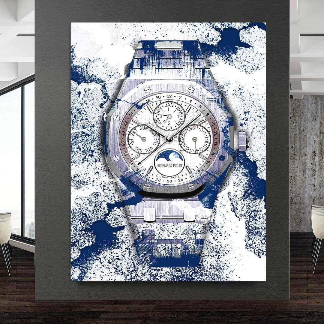 Audemars Piguet Royal Oak Perpetual Watch Poster Canvas Watch Art-PERPETUAL PERFECTION-DEVICI