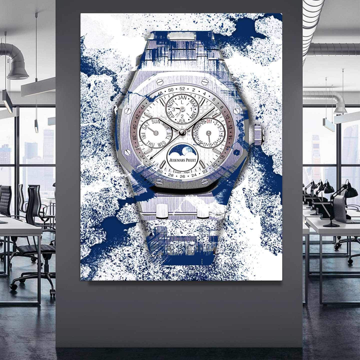 Audemars Piguet Royal Oak Perpetual Watch Poster Canvas Watch Art-PERPETUAL PERFECTION-DEVICI