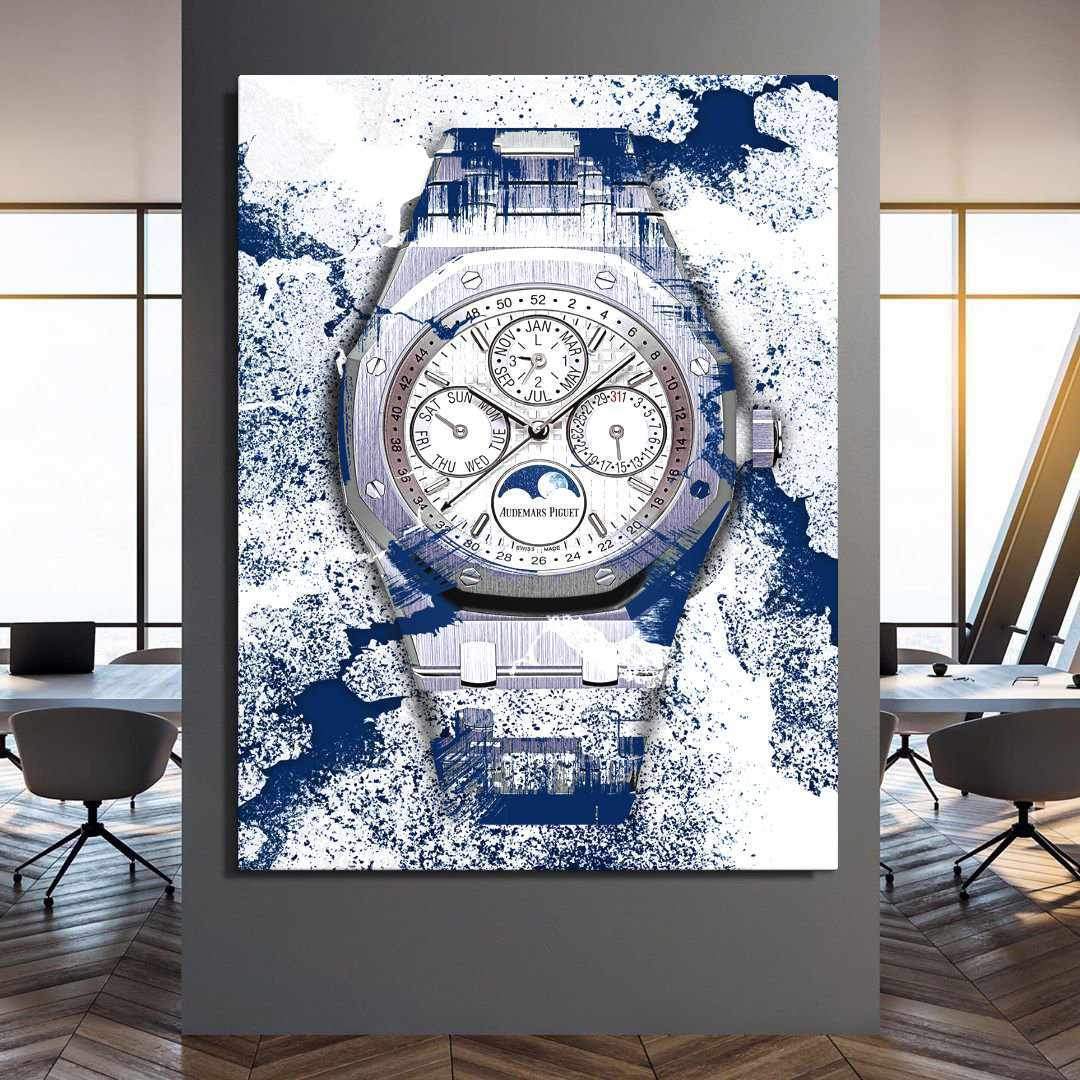 Audemars Piguet Royal Oak Perpetual Watch Poster Canvas Watch Art-PERPETUAL PERFECTION-DEVICI