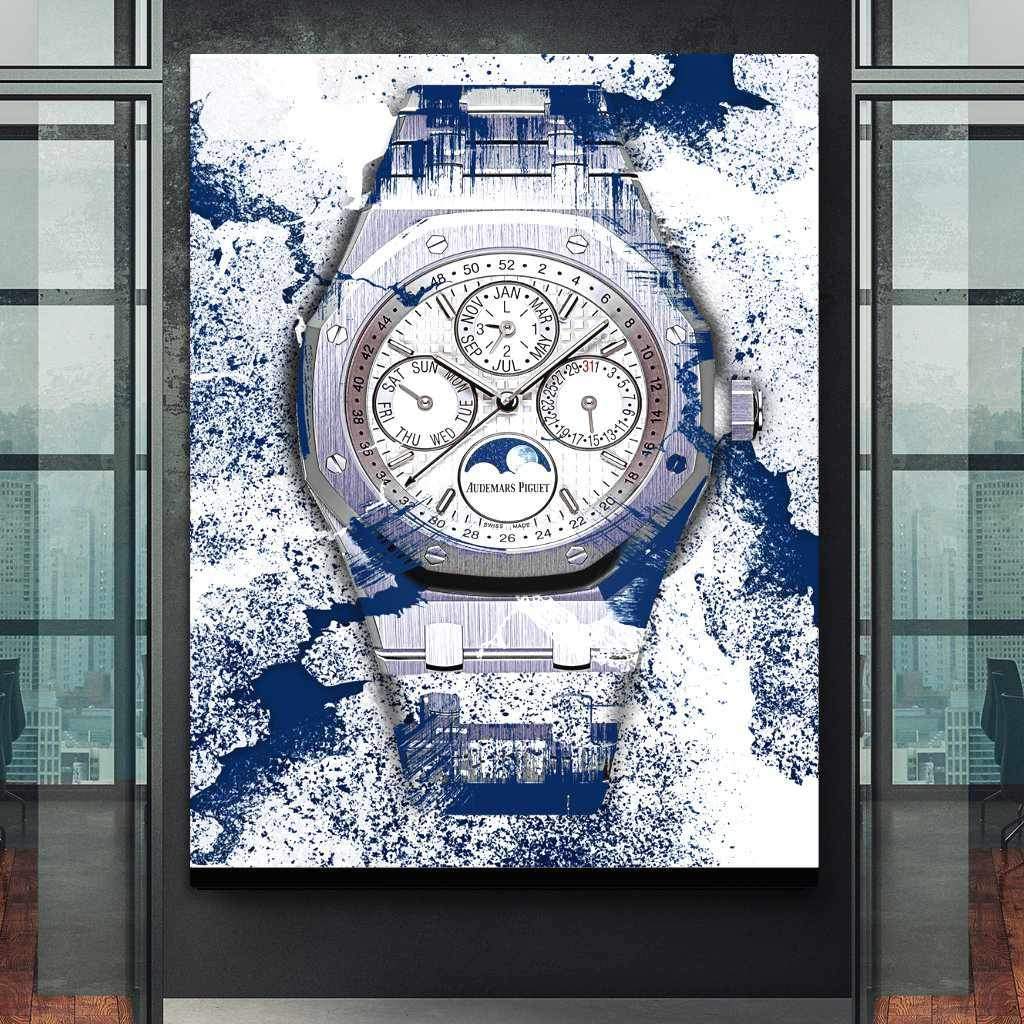 Audemars Piguet Royal Oak Perpetual Watch Poster Canvas Watch Art-PERPETUAL PERFECTION-DEVICI