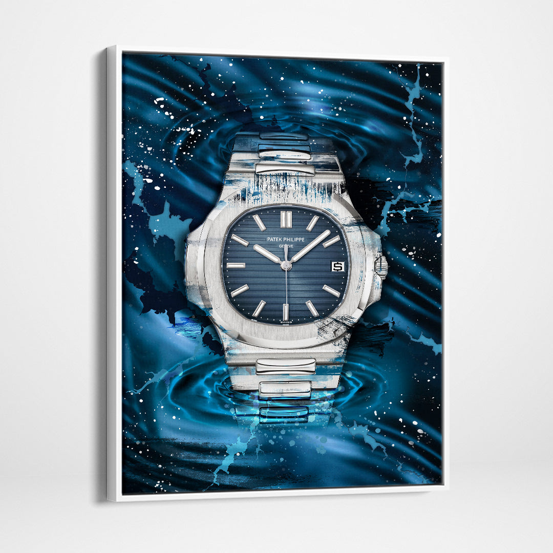 Patek Philippe Art Nautilus Watch Poster Canvas Print Watch Art-PATEK PERCEPTION-DEVICI