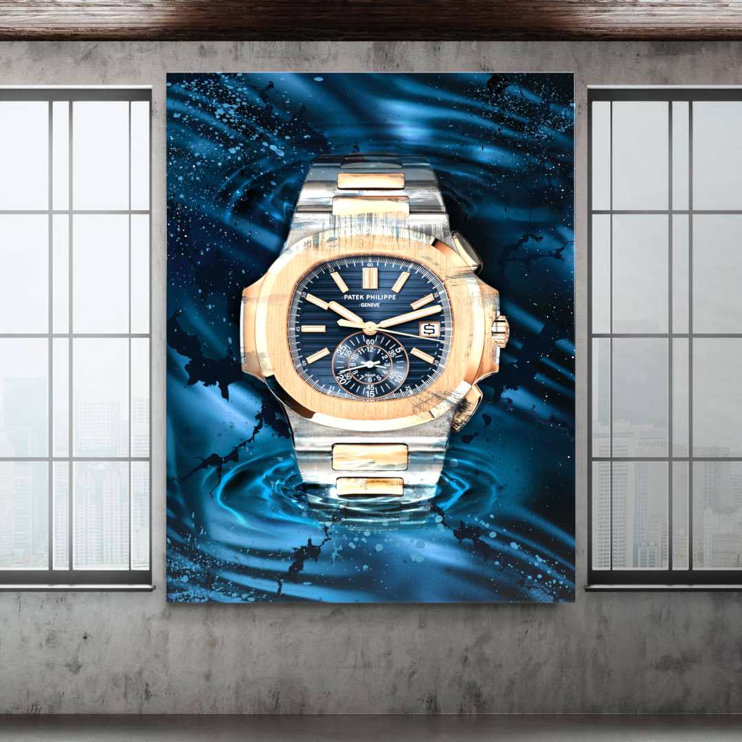 Patek Philippe Art Nautilus Watch Poster Canvas Print Watch Art-PRESTIGIOUS PATEK-DEVICI