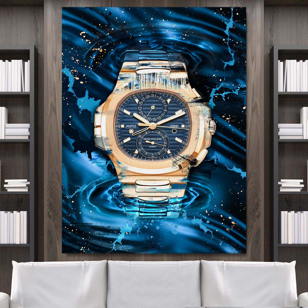 Patek Philippe Nautilus Chronograph Poster Canvas Print Watch Art-NUMINOUS NAUTILUS-DEVICI