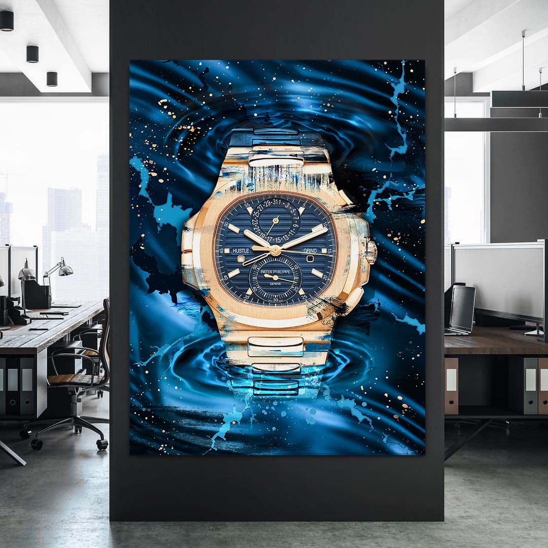 Patek Philippe Nautilus Chronograph Poster Canvas Print Watch Art-NUMINOUS NAUTILUS-DEVICI