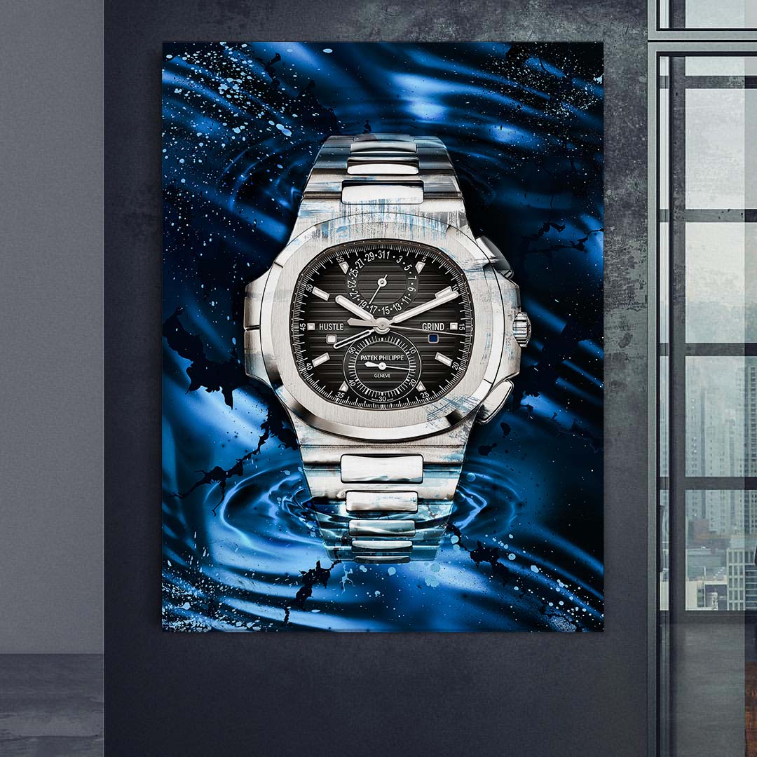 Patek Philippe Nautilus Chronograph Poster Canvas Print Watch Art-PURE PATEK-DEVICI