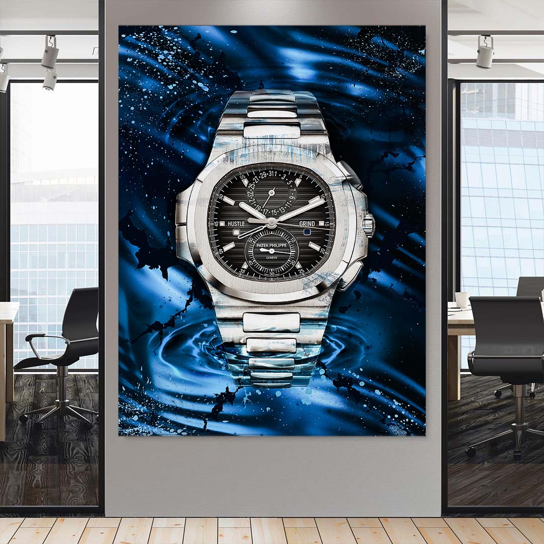 Patek Philippe Nautilus Chronograph Poster Canvas Print Watch Art-PURE PATEK-DEVICI