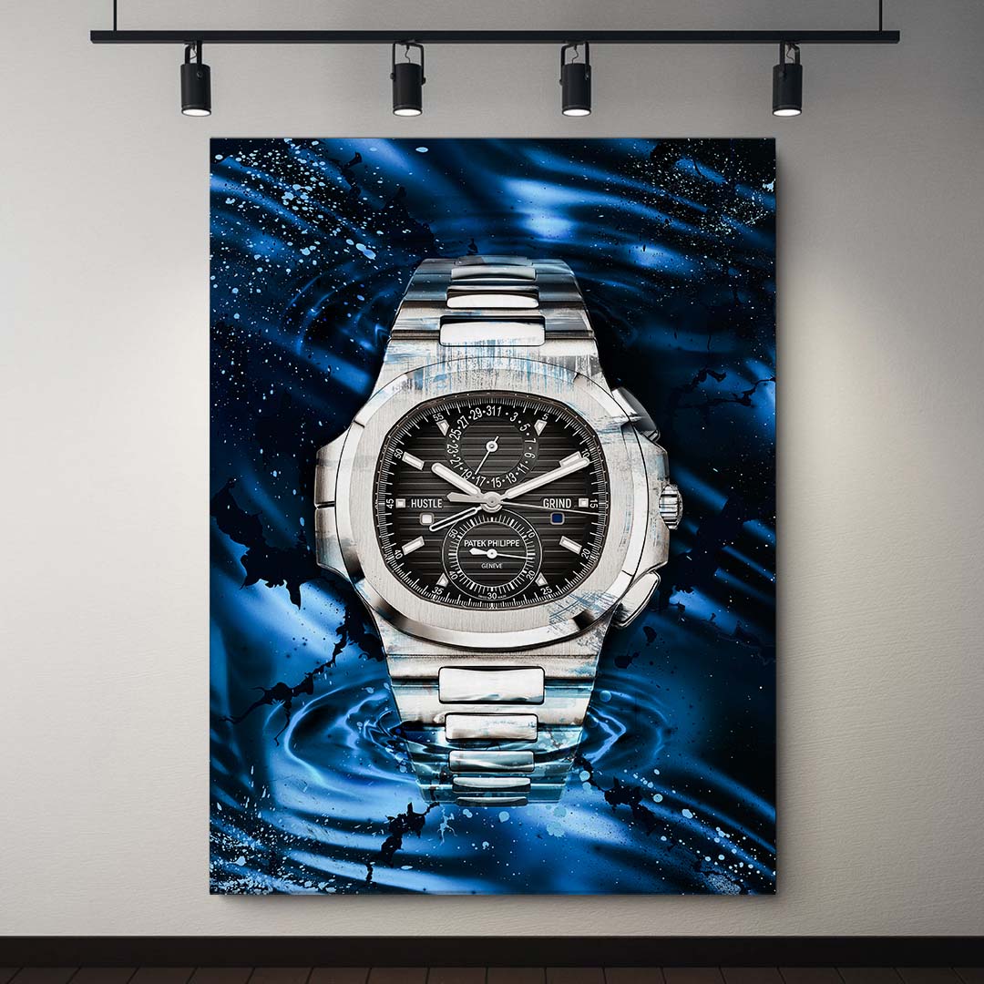 Patek Philippe Nautilus Chronograph Poster Canvas Print Watch Art-PURE PATEK-DEVICI