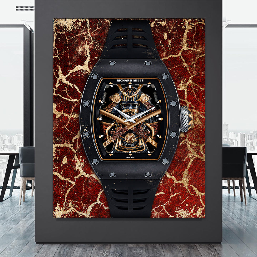 Richard Mille RM 47 Samurai Watch Poster Canvas Print Watch Art-MILLE DE BUSHIDO-DEVICI