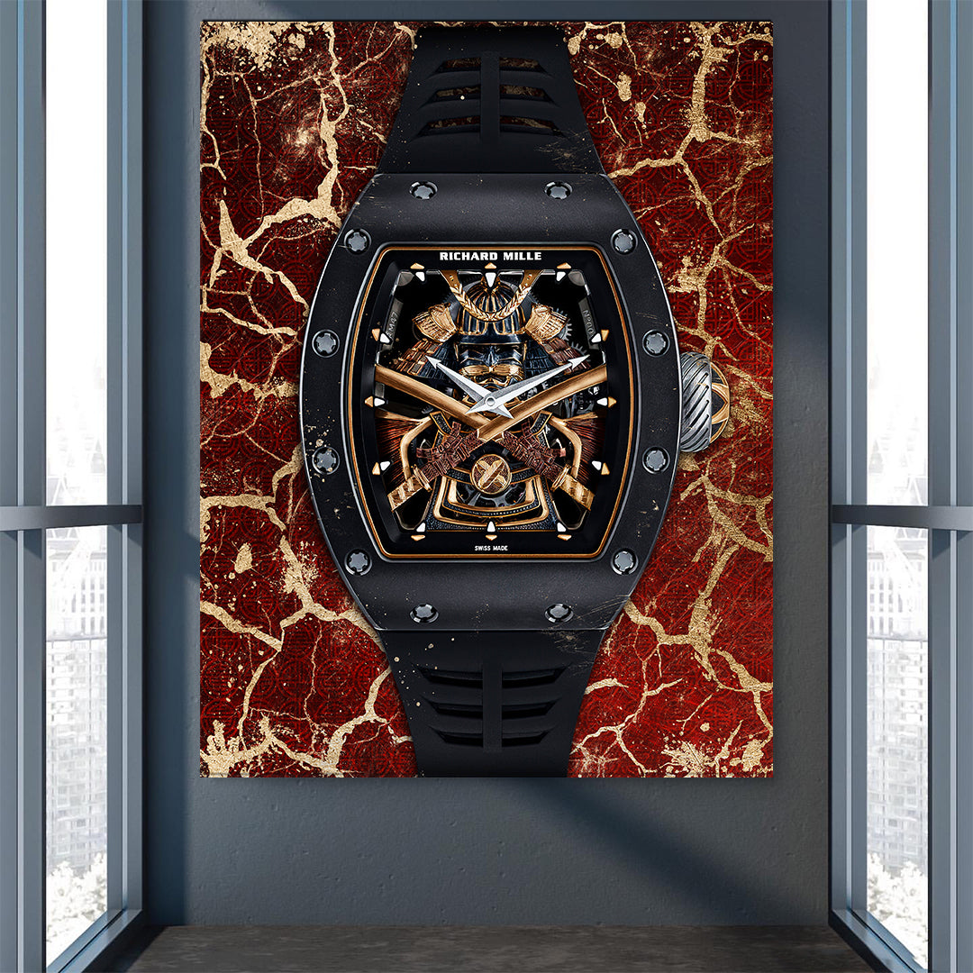 Richard Mille RM 47 Samurai Watch Poster Canvas Print Watch Art-MILLE DE BUSHIDO-DEVICI