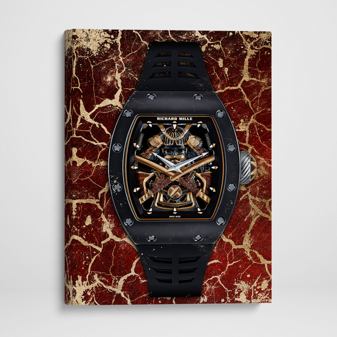 Richard Mille RM 47 Samurai Watch Poster Canvas Print Watch Art-MILLE DE BUSHIDO-DEVICI