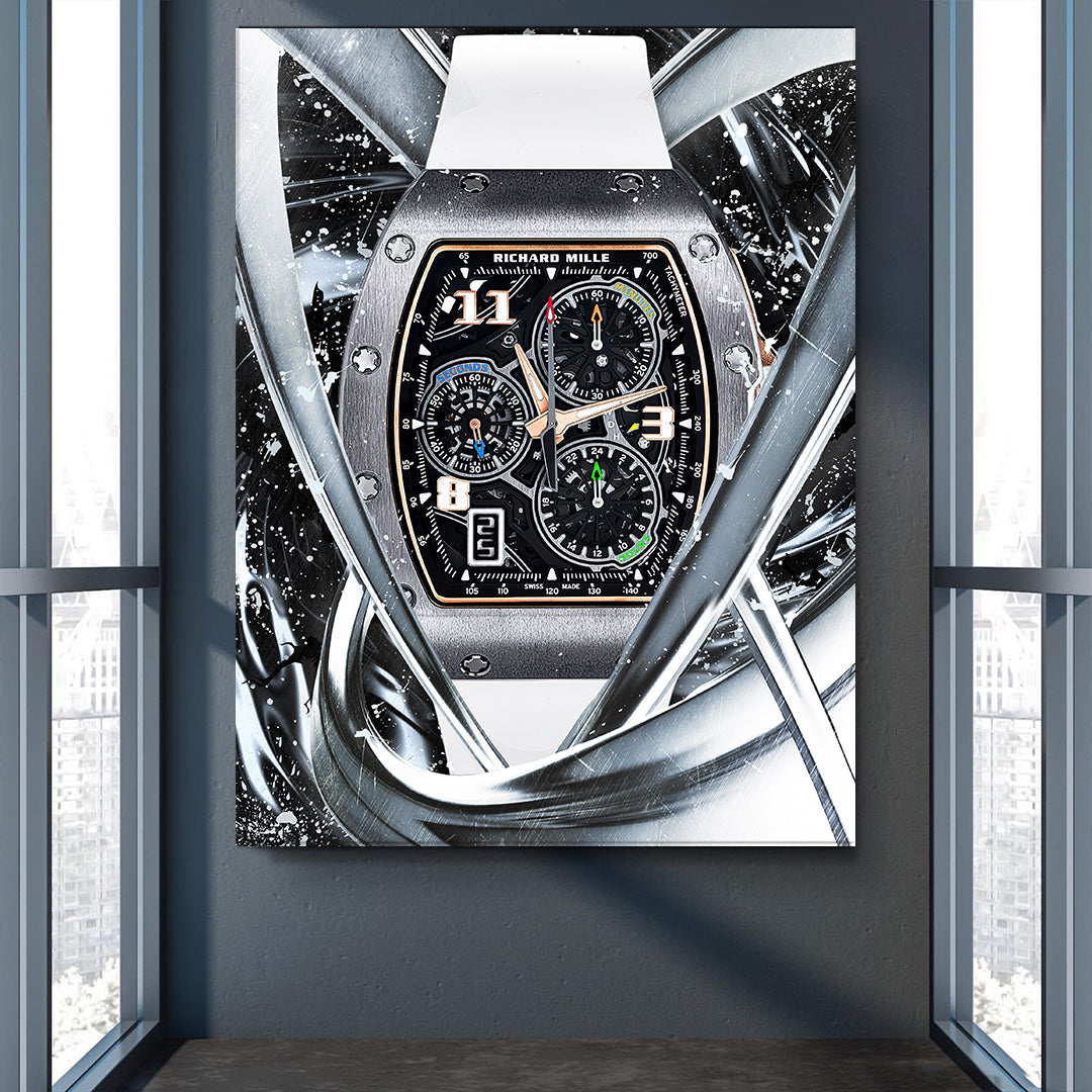 Richard Mille RM 72-01 Titanium Watch Poster Canvas Print Watch Art-MILLE DE TITANIUM-DEVICI